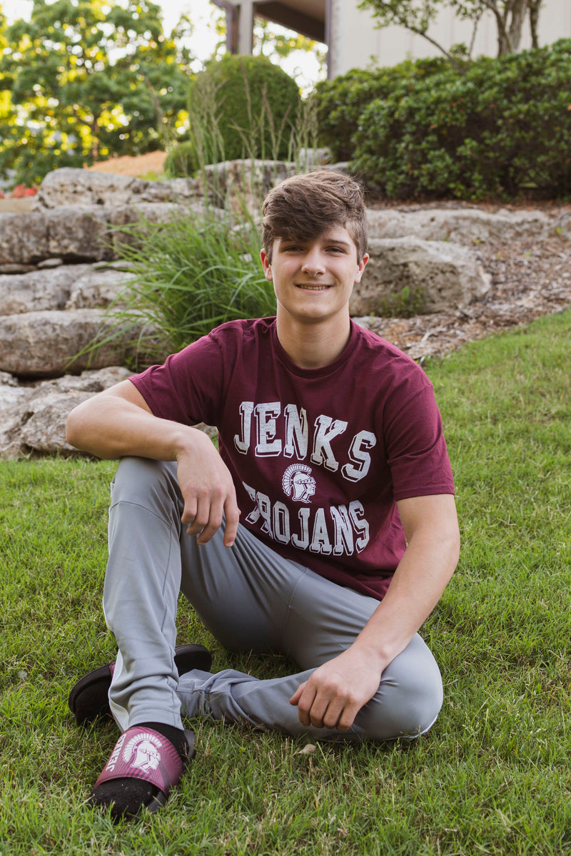 Vintage Cream Jenks Trojans T-Shirt