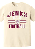 Jenks Football Collegiate Comfort Color T-Shirt