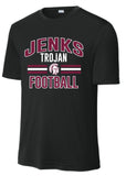 Jenks Football Collegiate Performance Tee (Adult & Youth)(3 Colors)