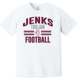 Jenks Football Collegiate Comfort Color T-Shirt (Adult & Youth)(2 Colors)