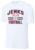 Jenks Football Collegiate Performance Tee (Adult & Youth)(3 Colors)