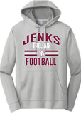 Jenks Football Collegiate Performance Hoodie (Adult & Youth)(3 Colors)