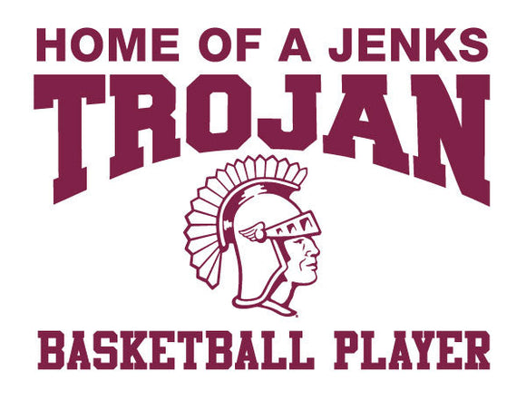Jenks Basketball Yard Sign