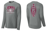 Jenks Cross Country Emblem Performance Long-Sleeve T-Shirt (2 Colors)