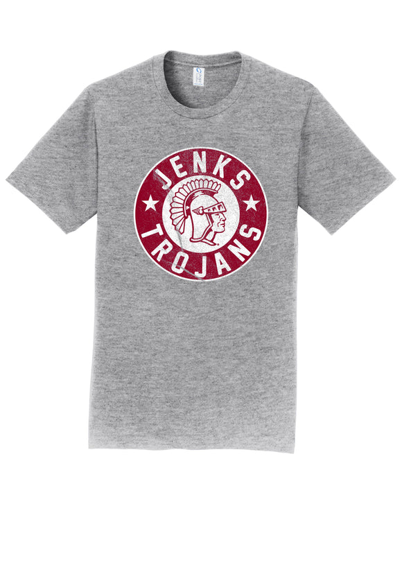 JHS Jenks Trojans Circle T-Shirt (Youth to Adult)