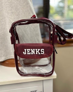 Jenks Clear Purse (Stadium Size Approved)