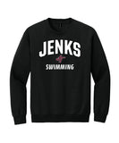 Jenks Swim Collegiate Crew Sweatshirt (Adult & Youth)(3 Colors)