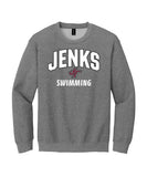 Jenks Swim Collegiate Crew Sweatshirt (Adult & Youth)(3 Colors)