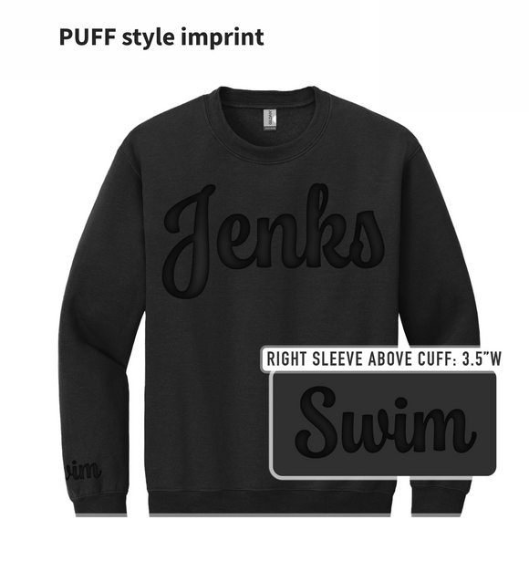 Jenks Swim Puff Sweatshirt