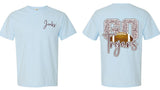Jenks Football Go Trojans Comfort Color T-Shirts (Youth to Adult)