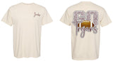 Jenks Football Go Trojans Comfort Color T-Shirts (Youth to Adult)