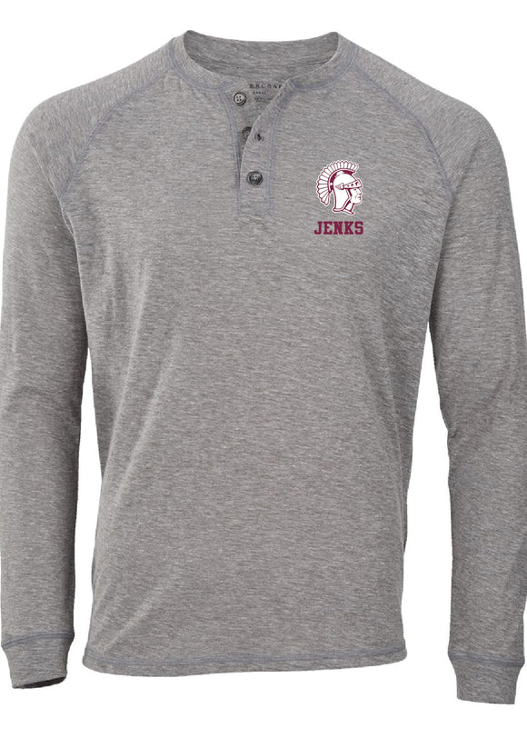 JHS Men's/Unisex Henley Shirt (3 Colors)