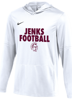 Jenks Football Nike Hooded L/S Performance T-Shirt