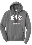 Jenks Swim Collegiate Hoodie (Adult & Youth)(3 Colors)