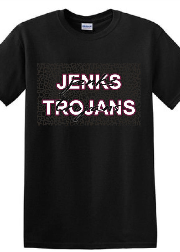 JEI Summer Fun Leopard Print T Shirt