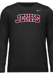 Jenks Football Classic Nike Long-Sleeve Legend T-Shirt (Youth to Adult)