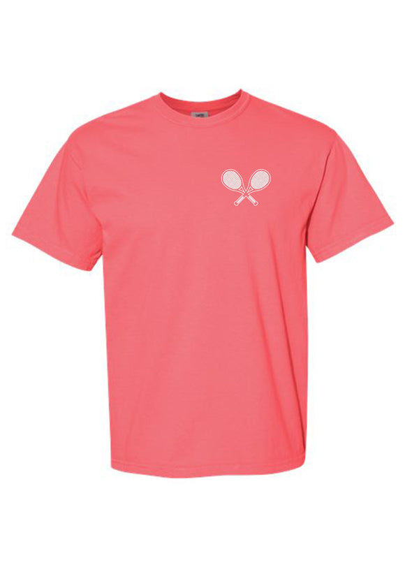 Middle School Tennis Color Fun COMFORT COLORS T-Shirt (Youth to Adult) (4 Colors)