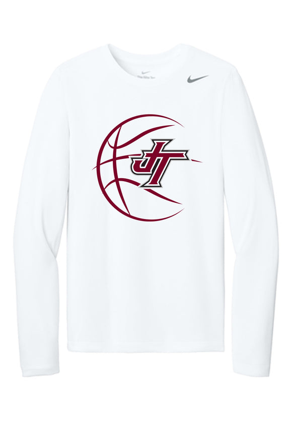 Jenks Basketball JT NIKE Long-Sleeve Performance  T-Shirt