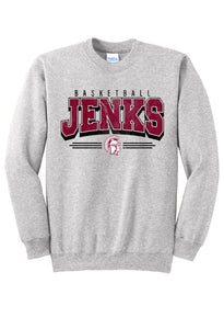 Jenks Basketball Who Are We Crew Sweatshirt (Youth to Adult)