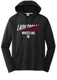 Lady Trojan Wrestling Slant Performance Hoodie (2 Colors)