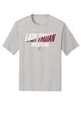 Lady Trojan Wrestling Slant Performance T-Shirt (2 Colors)