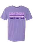 Lady Trojan Wrestling Stripe T-Shirt (3 Colors)