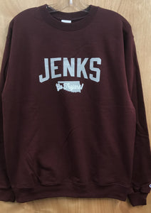 Jenks Go Trojans Crew Sweatshirt