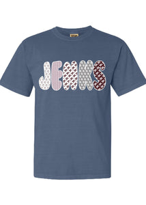 JNW Jenks Patchwork T-Shirt (Comfort Colors) (Youth to Adult)