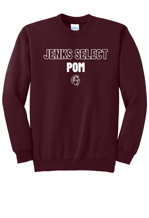 Select Pom Crew Sweatshirt (Youth to Adult) (2 Colors)
