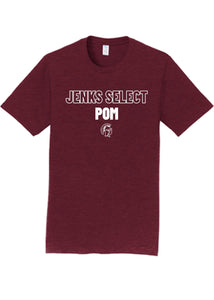 Select Pom Maroon Classic T-Shirt (Youth to Adult)