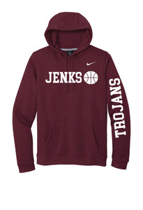 Jenks Basketball Trojans NIKE Fleece Hoodie