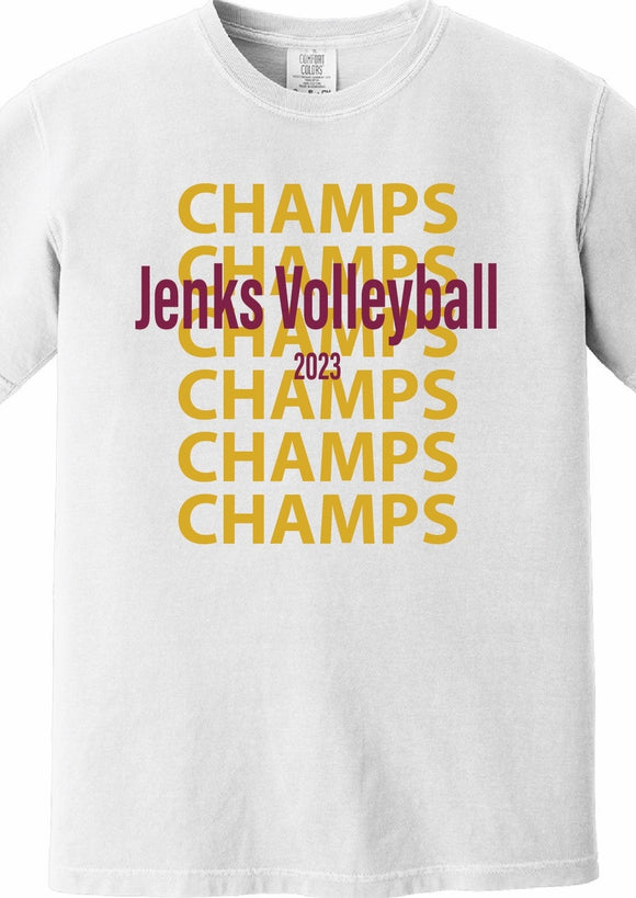 Jenks Volleyball Championship T-Shirt