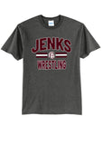 Jenks Wrestling Collegiate Basic T-Shirt (3 Colors)