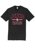 Jenks Wrestling Collegiate T-Shirt (Adult & Youth)(3 Colors)