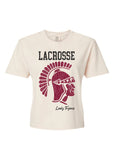 Lady Trojans Lacrosse Women's Boxy T-Shirt (2 Colors)(Adult Only)