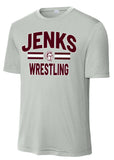 Jenks Wrestling Collegiate Performance T-Shirt (Adult & Youth)(3 Colors)