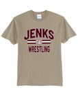 Jenks Wrestling Collegiate Basic T-Shirt (3 Colors)