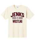 Jenks Wrestling Collegiate T-Shirt (Adult & Youth)(3 Colors)
