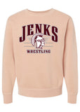 Jenks Wrestling 90's Crew Sweatshirt (3 Colors)
