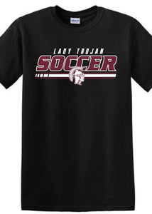 Lady Trojan Soccer LTS Trojan Head Classic T-Shirt (Youth to Adult)