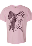 JMS Big Bow Comfort Colors T-Shirt (2 Colors) (Youth to Adult)