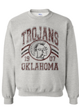 JMS Trojans Oklahoma Crew Sweatshirt (2 Colors) (Youth to Adult)