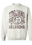 JMS Trojans Oklahoma Crew Sweatshirt (2 Colors) (Youth to Adult)