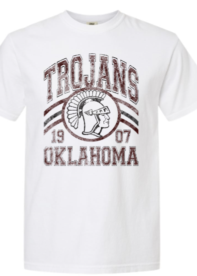 JMS Trojans Oklahoma Comfort Colors T-Shirt (2 Colors) (Youth to Adult)