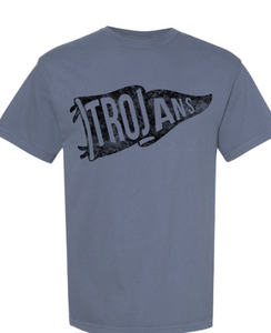 JMS Trojans Pennant Comfort Colors T-Shirt (3 Colors) (Youth to Adult)