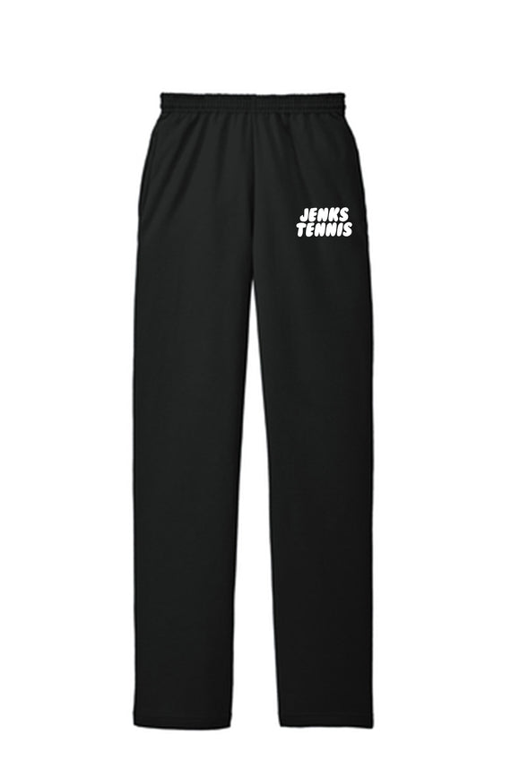 Middle School Tennis Open Bottom Sweat Pant (Youth to Adult)