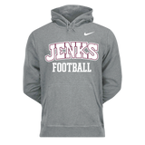 Jenks Football Nike Club Fleece Hoodie