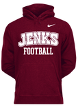 Jenks Football Nike Club Fleece Hoodie