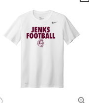 Jenks Football Nike Legend T-Shirt (2 Colors) (Youth to Adult)