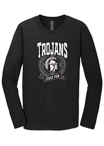 Jenks Pom Collegiate Long Sleeve T-Shirt (2 Colors)